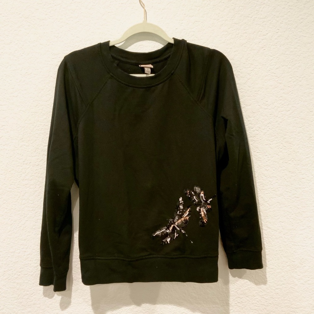Target Black Butterfly Sweater